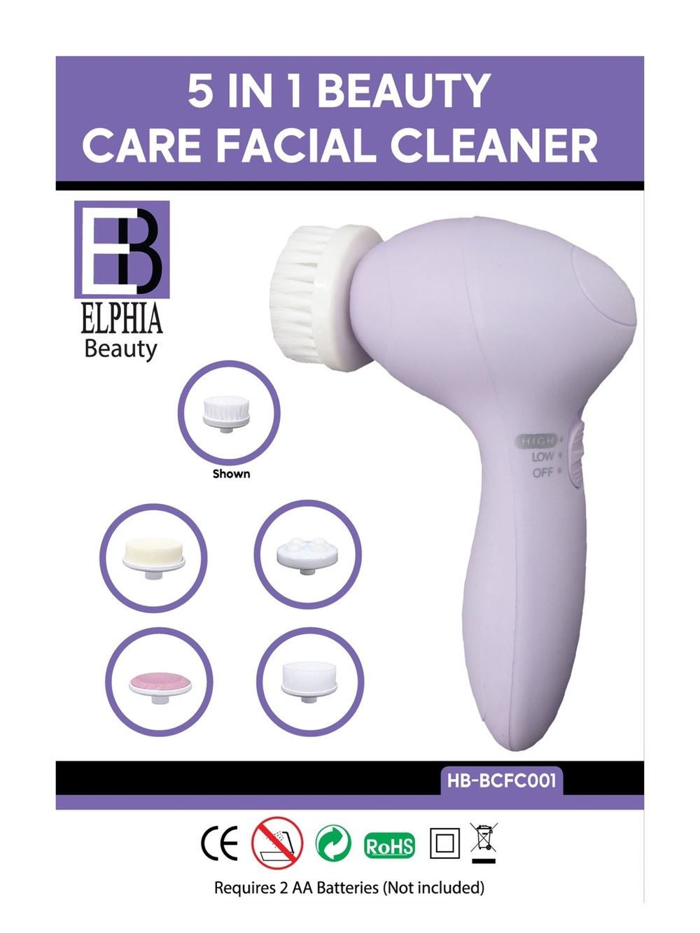 ELPHIA BEAUTY 5 In 1 Beauty Care Massager - Picture 3 of 5